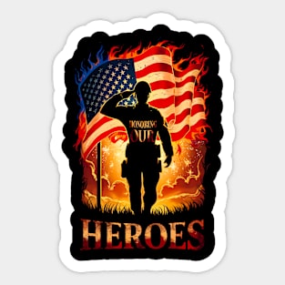 Honoring our Heroes | Veteran lover gifts Sticker